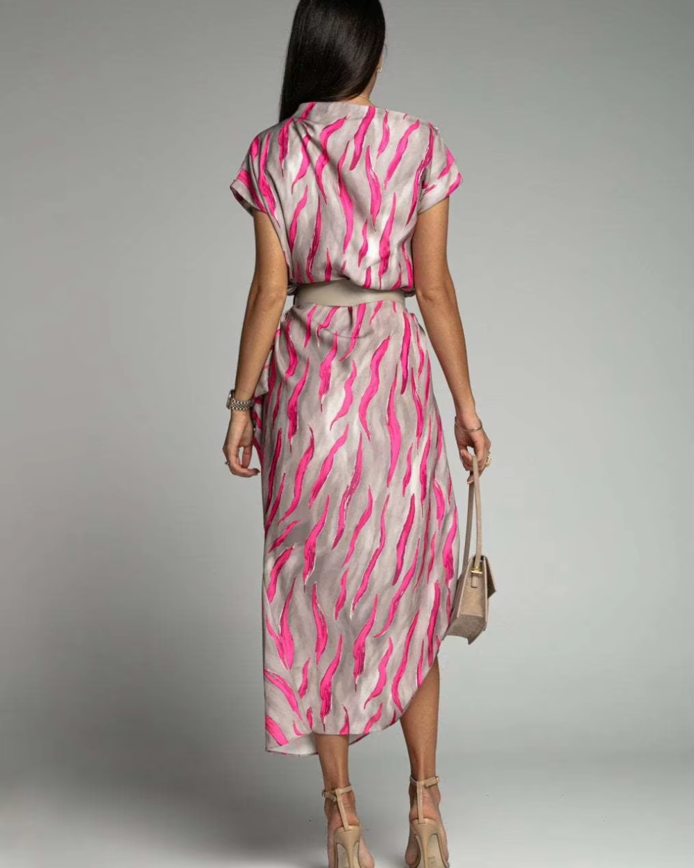 Doja | Elegantes Midikleid im Tulpenschick