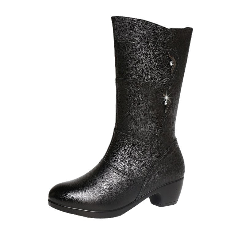 Fiora | Damen-Boots mit Plateau & Blockabsatz