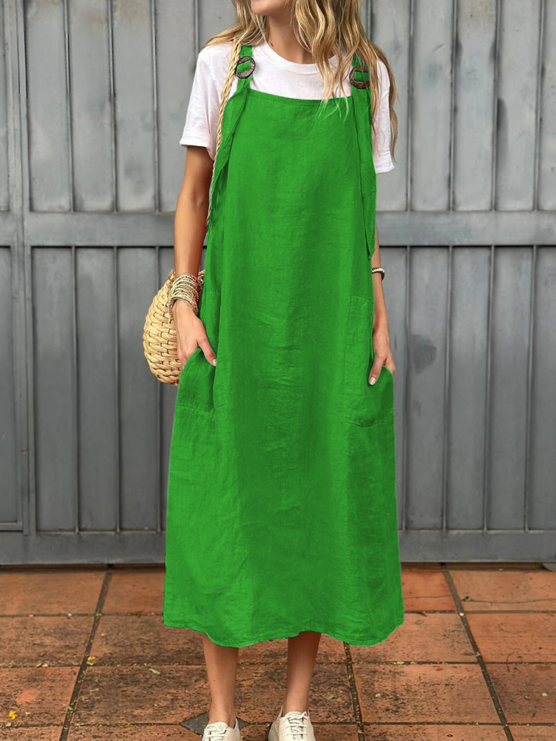 Lina | lässiges Damen-Outfit aus natürlichem Leinen und Baumwolle.