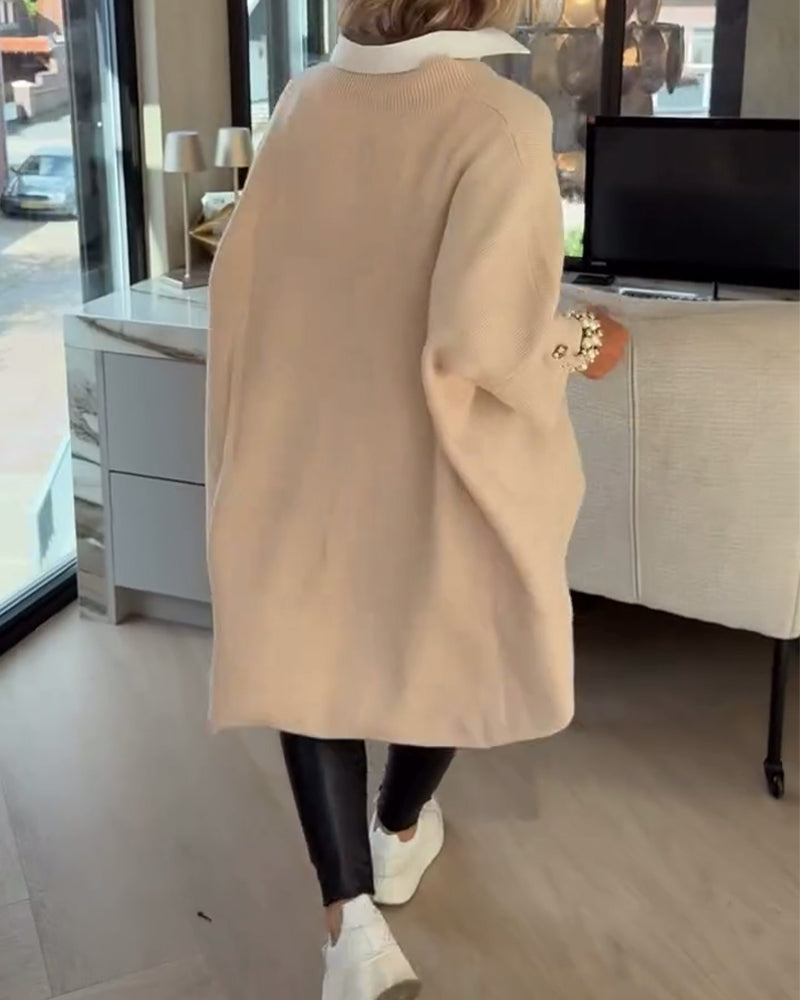 Shaimy | V-Ausschnitt-Pullover