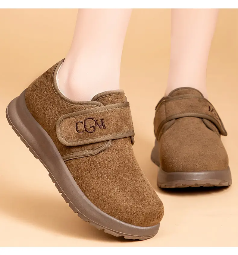 Larenie | Warme Winterstiefel mit Klettverschluss