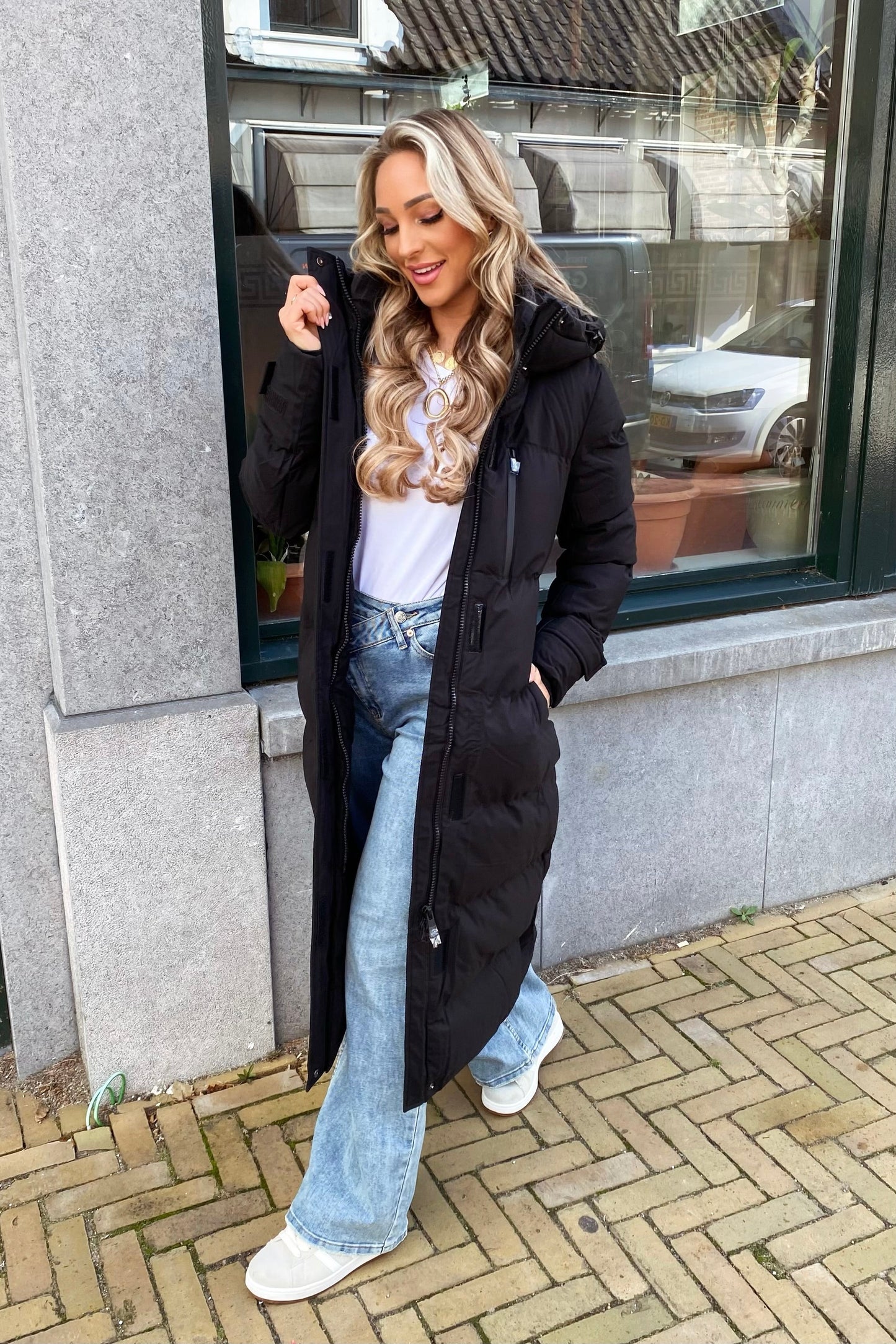 Blissa | Schwarzer Mantel