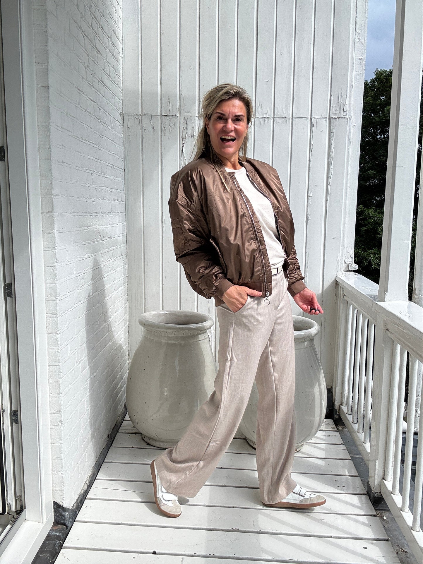 Demi | Modische Damenjacke im Bomberstil, vielseitig & chic