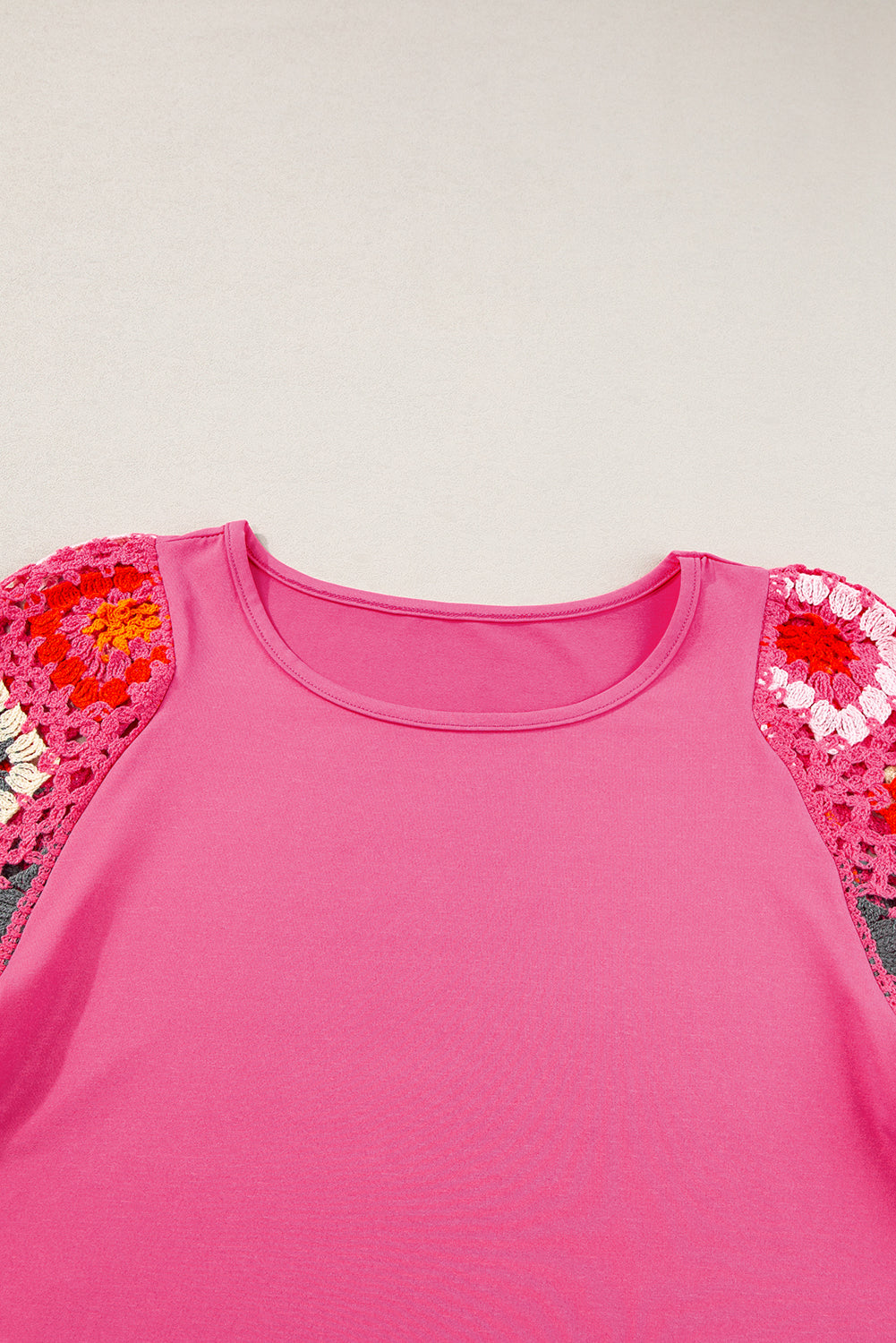 Meribeth | Häkel-Top mit Blumenmuster