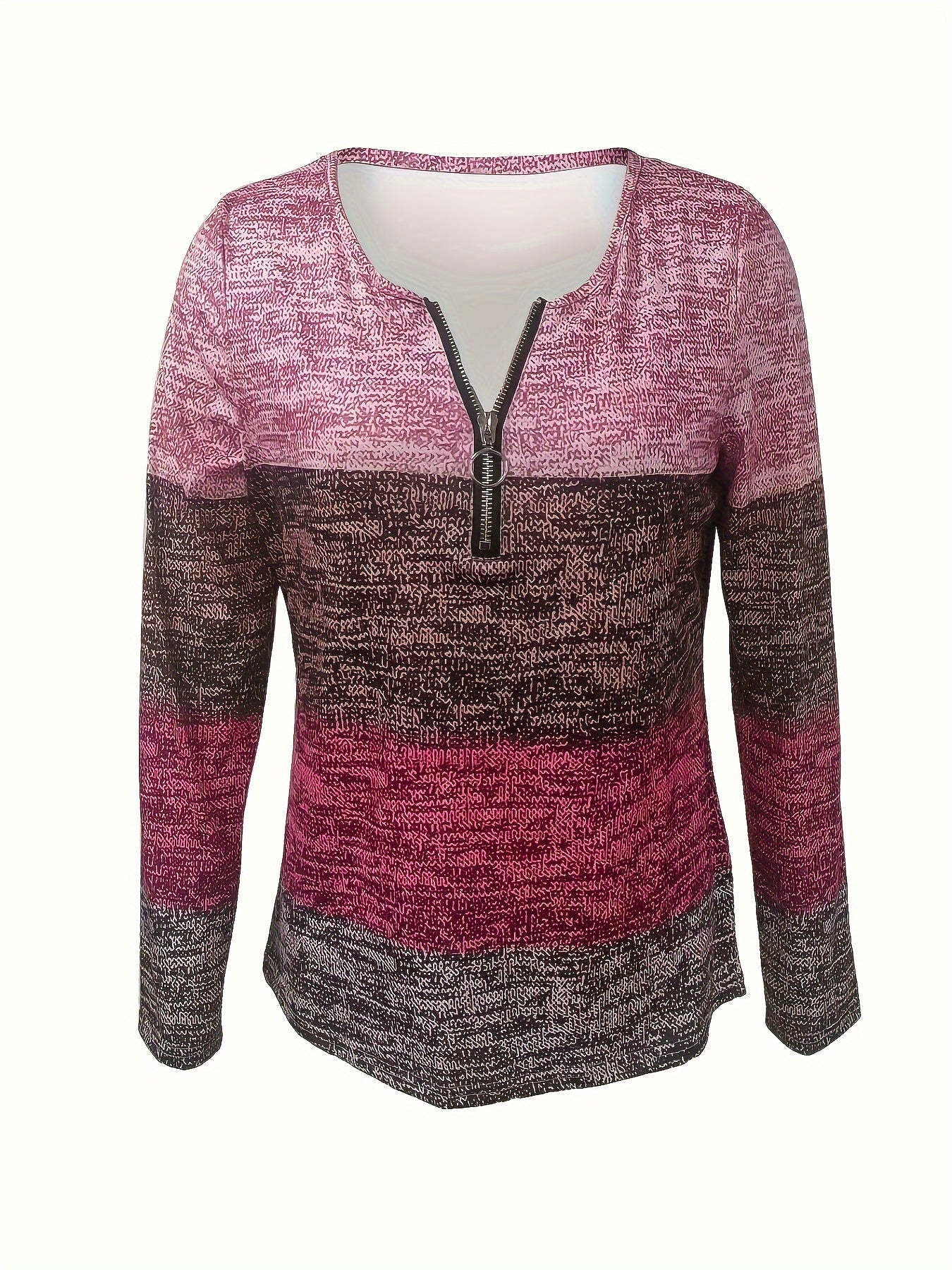 Jacquilen | Elegantes T-Shirt mit Stehkragen