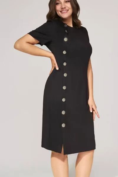 Rachel | Elegantes Kleid mit Rundhalsausschnitt