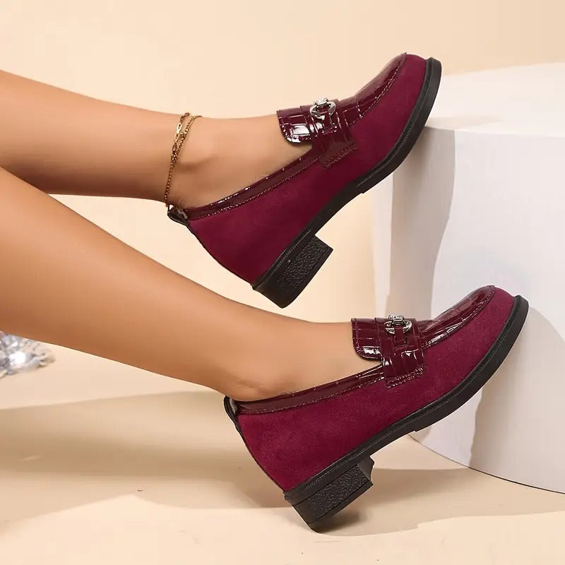 Jinna | Damen-Loafer mit Metallkette