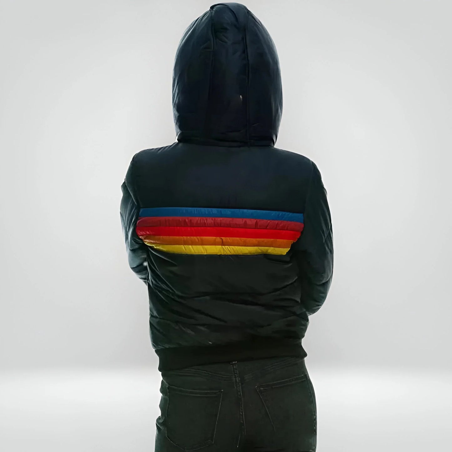 Shara | Gestreifter Sport-Hoodie