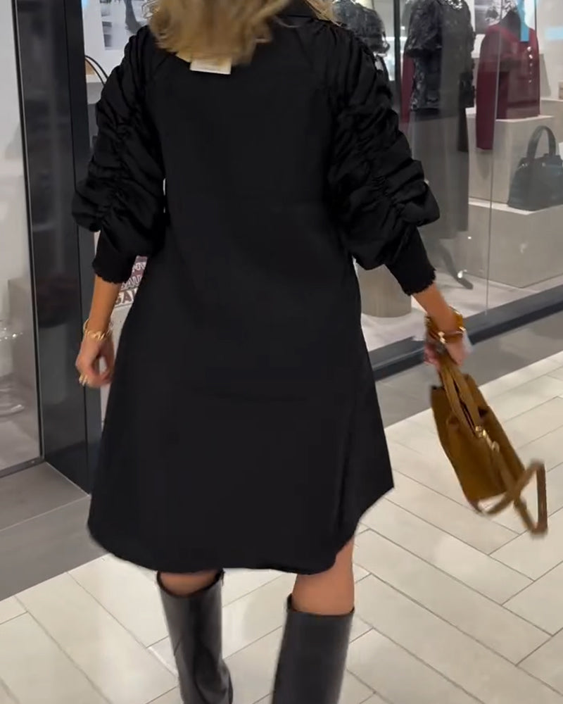 Clementine | Damen-Hemdblusenkleid mit Kragen, elegant & modern