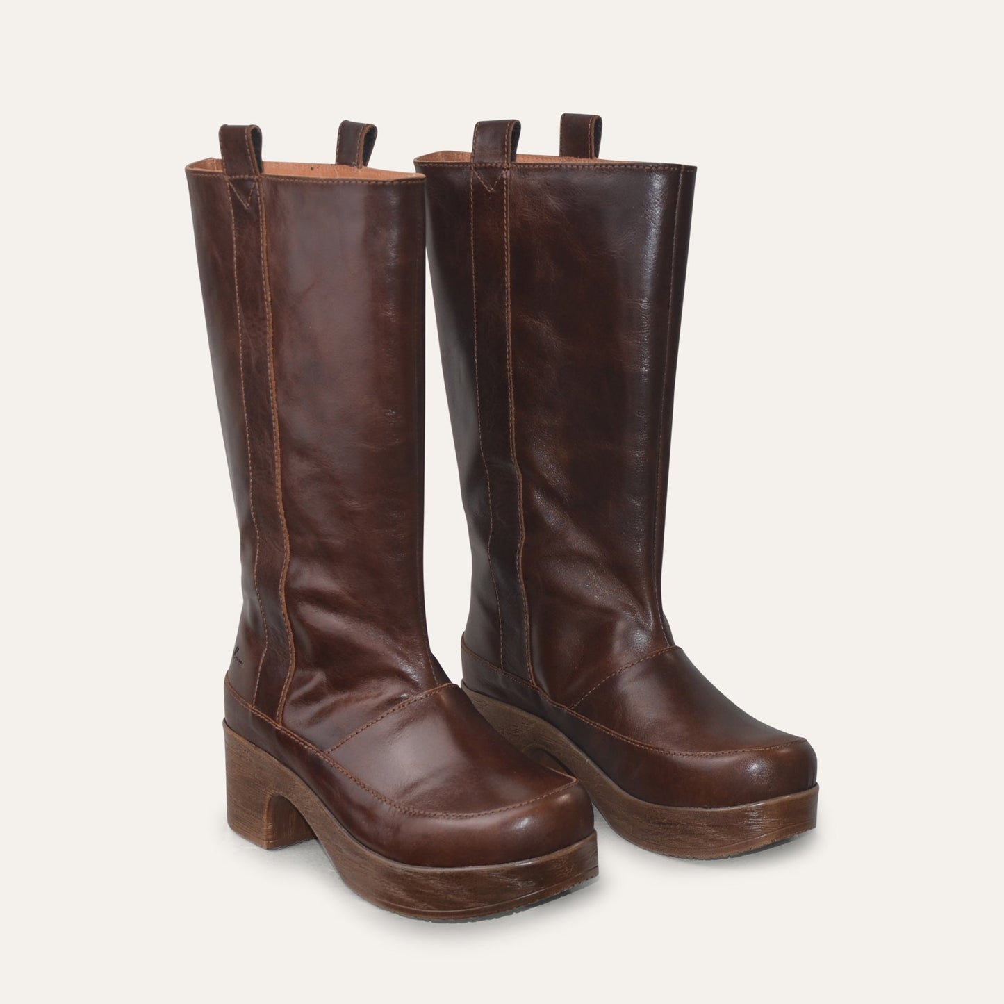 Athera | Kniehohe Clog-Stiefel
