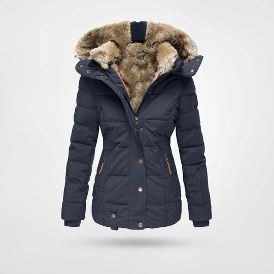 Nassie | Winterjacke mit Fellkragen