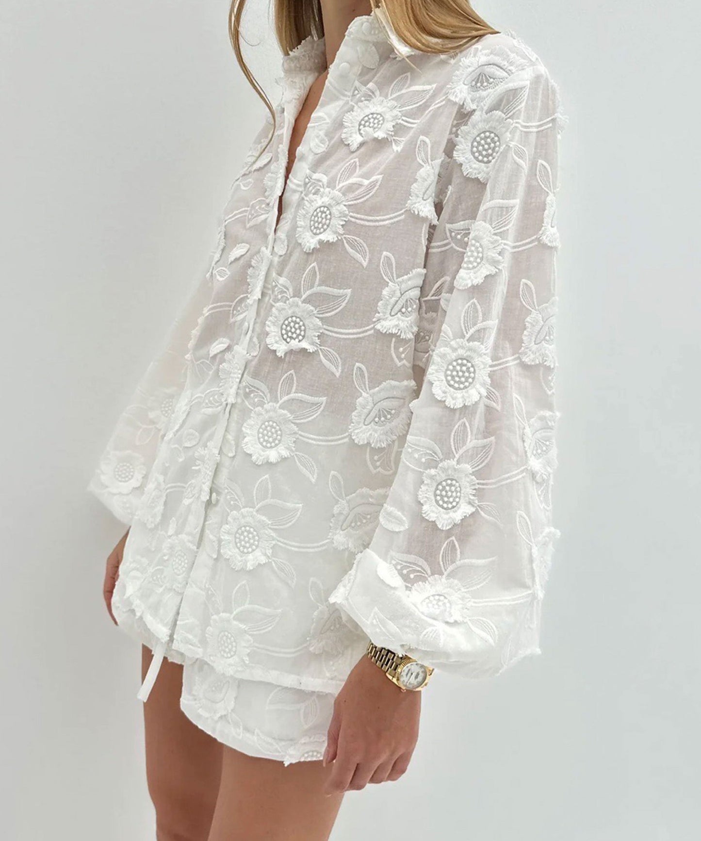 Elise™ | Feminine Bluse mit floralem Muster