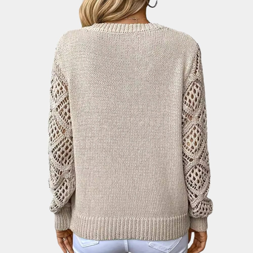 Damarah | Stylischer V-Ausschnitt Pullover