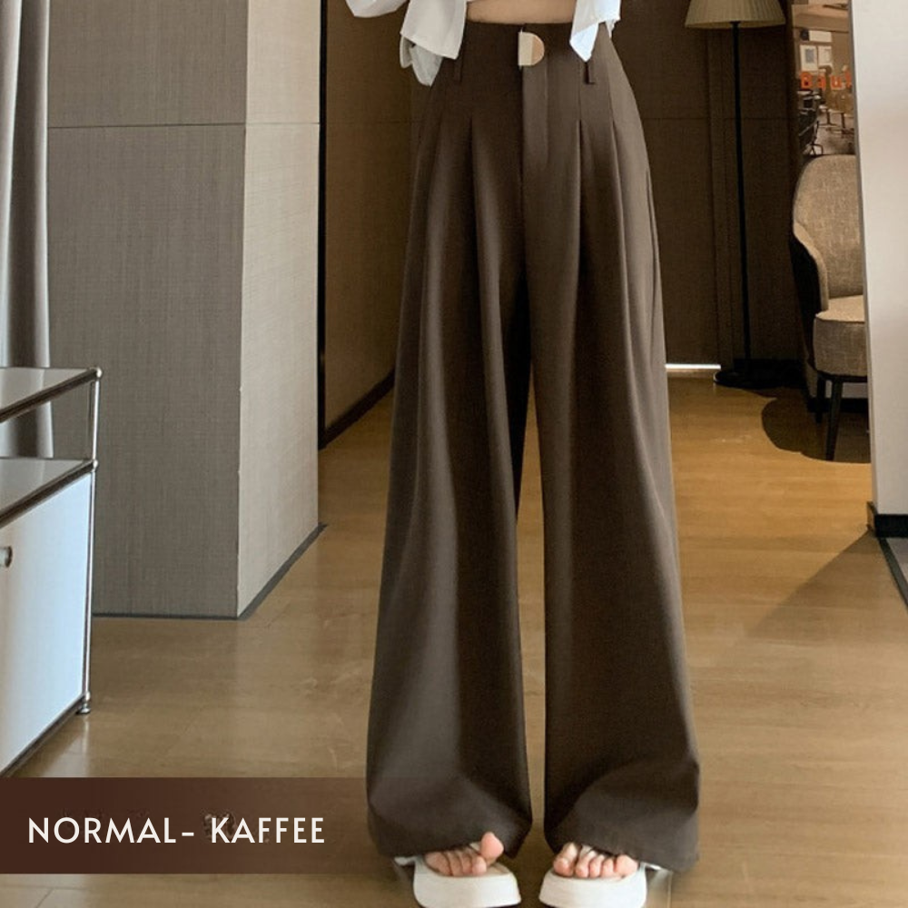 Becha | Elegante Anzughose mit hohem Bund und weitem Bein