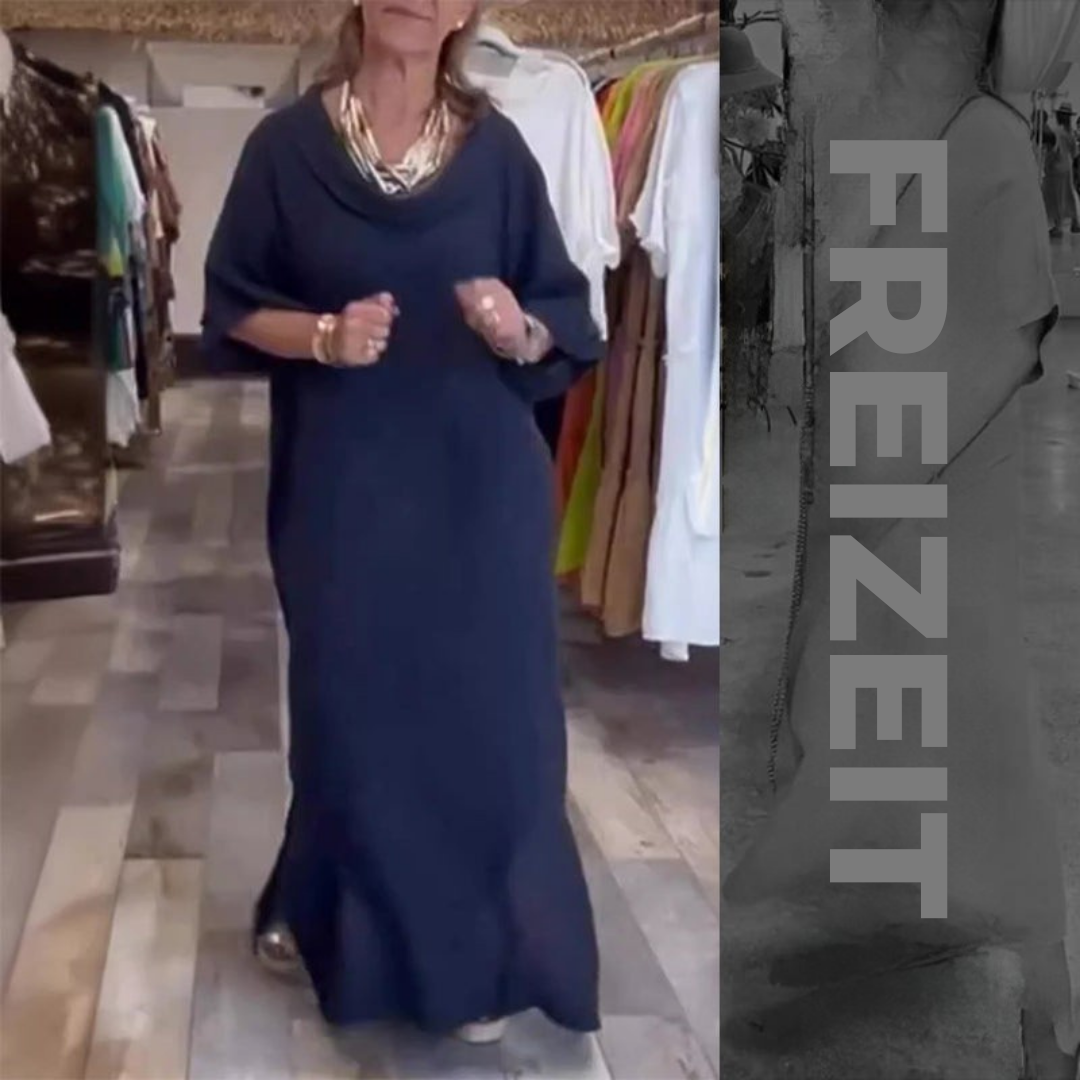 Kora™ | Maxikleid aus Baumwolle mit Schlitz und Taschen