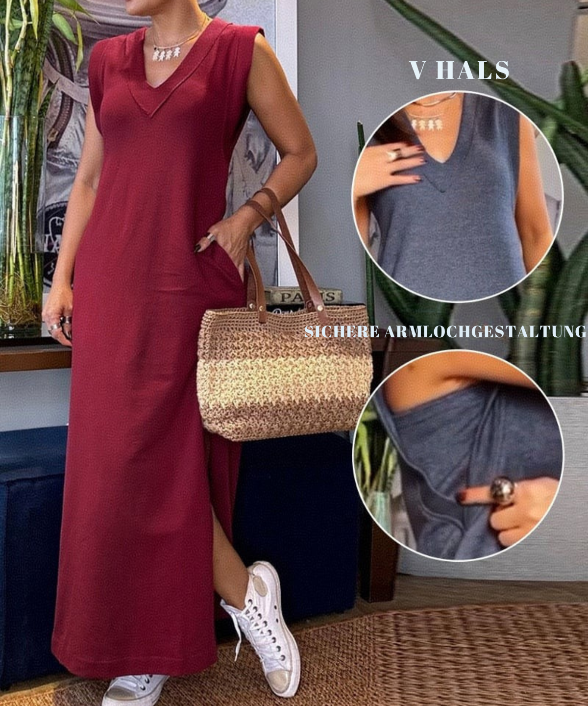 Janelle | stylisches Kleid mit femininem Herzausschnitt