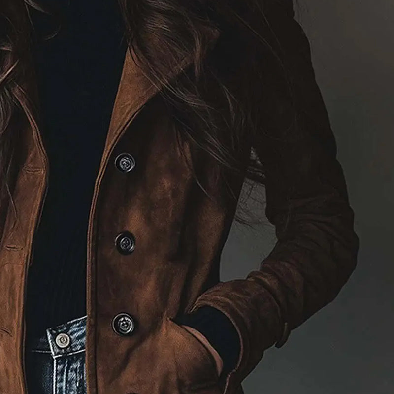 Grete | Eleganter langer Mantel