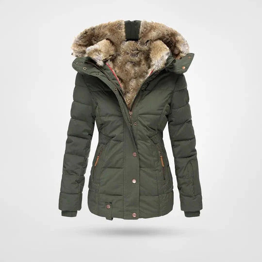 Nassie | Winterjacke mit Fellkragen