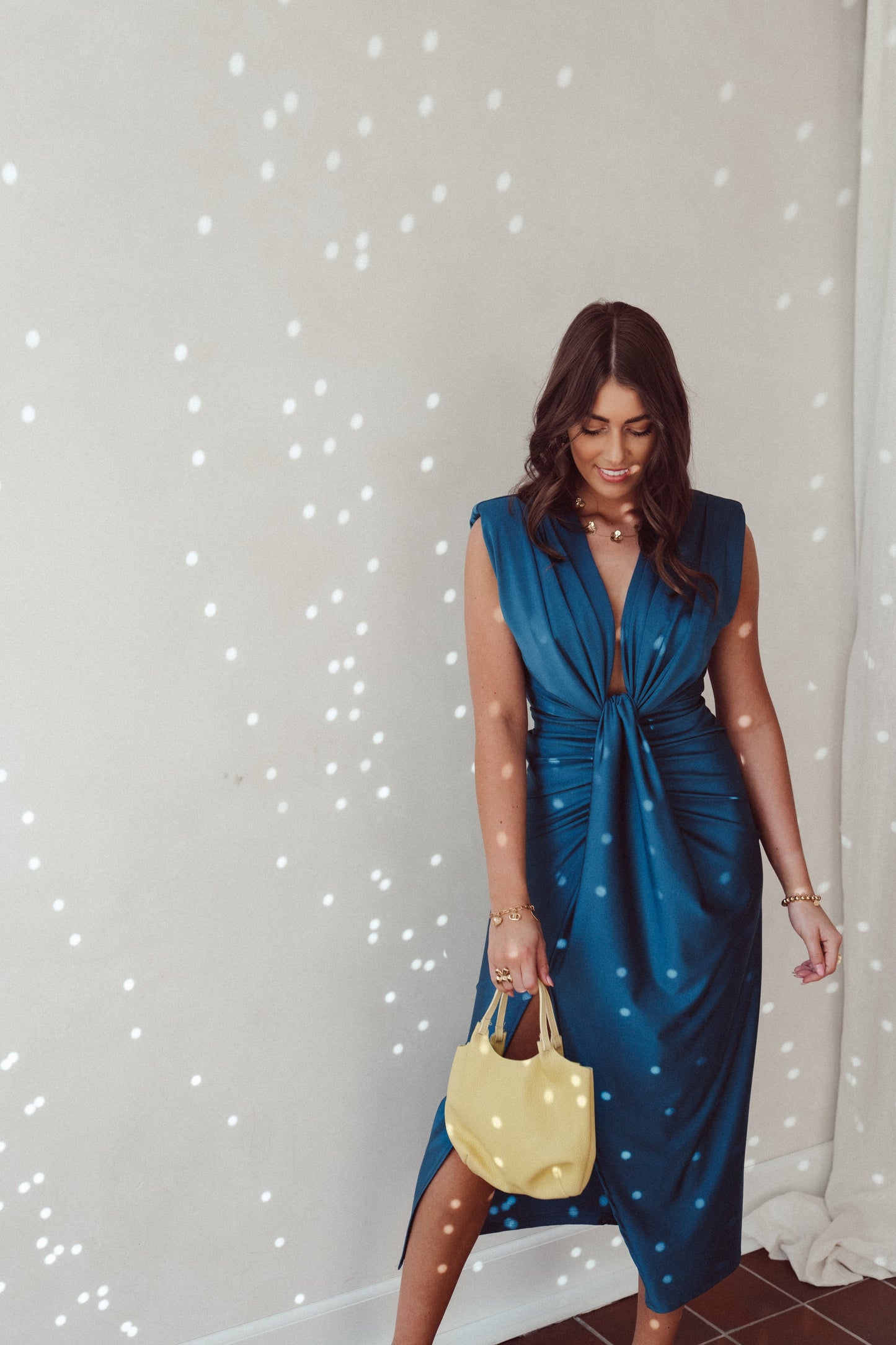 Naya | stilvolles Kleid in edlem Petrol