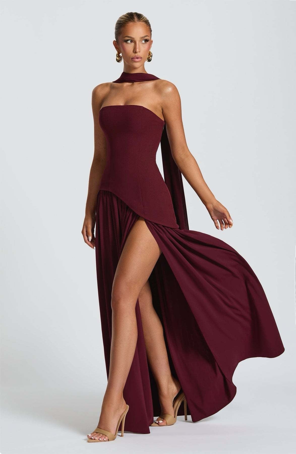 Jolie | elegantes Maxikleid für Damen