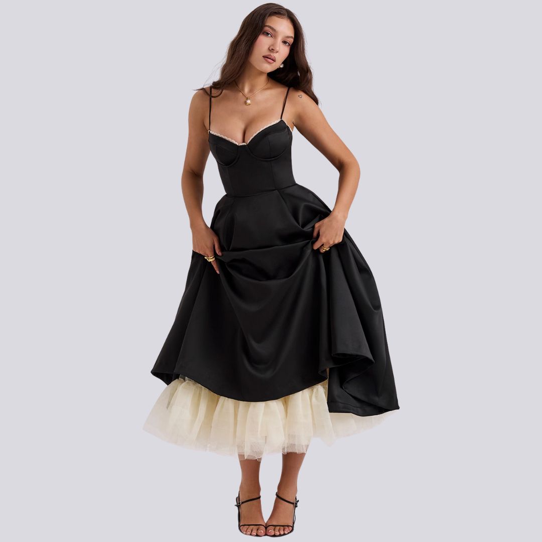 Laurhea | Feminines Maxikleid mit elegantem Schnitt