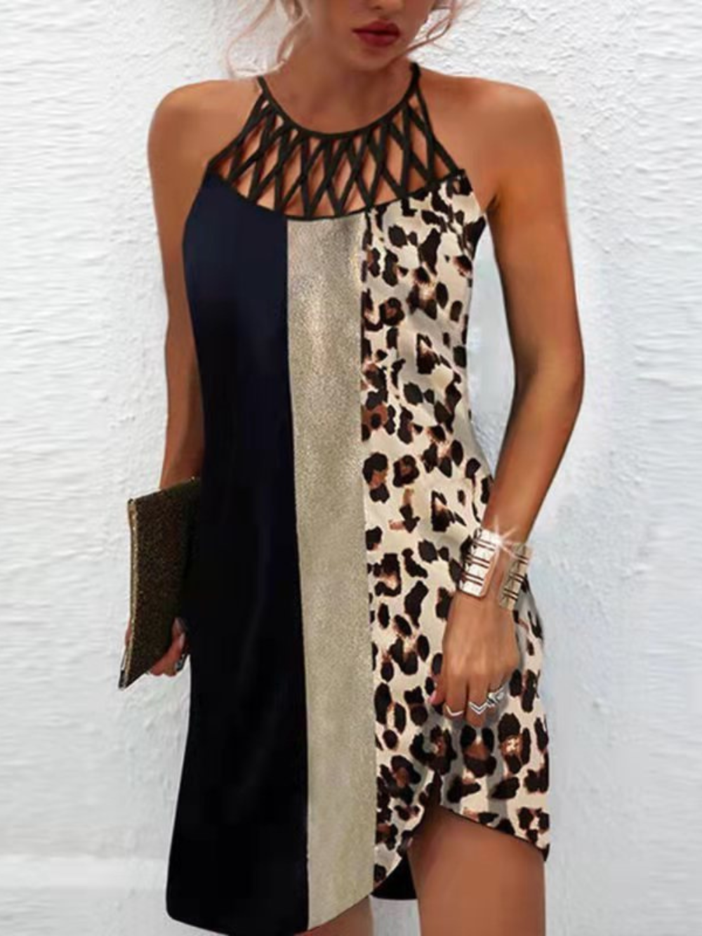 Athena | Lässiges Neckholder-Freizeitkleid für Damen