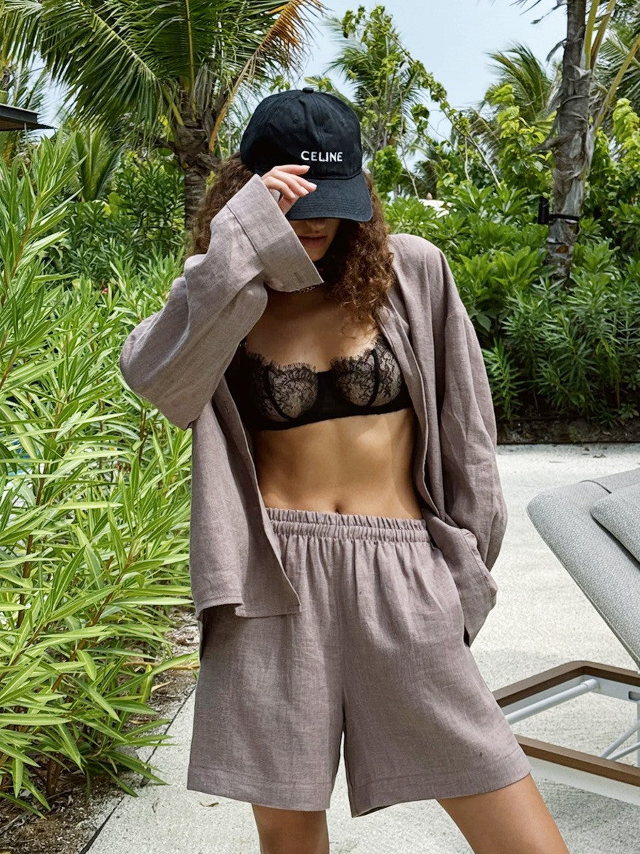 Louty | Bequemes Sommer-Set aus Leinen