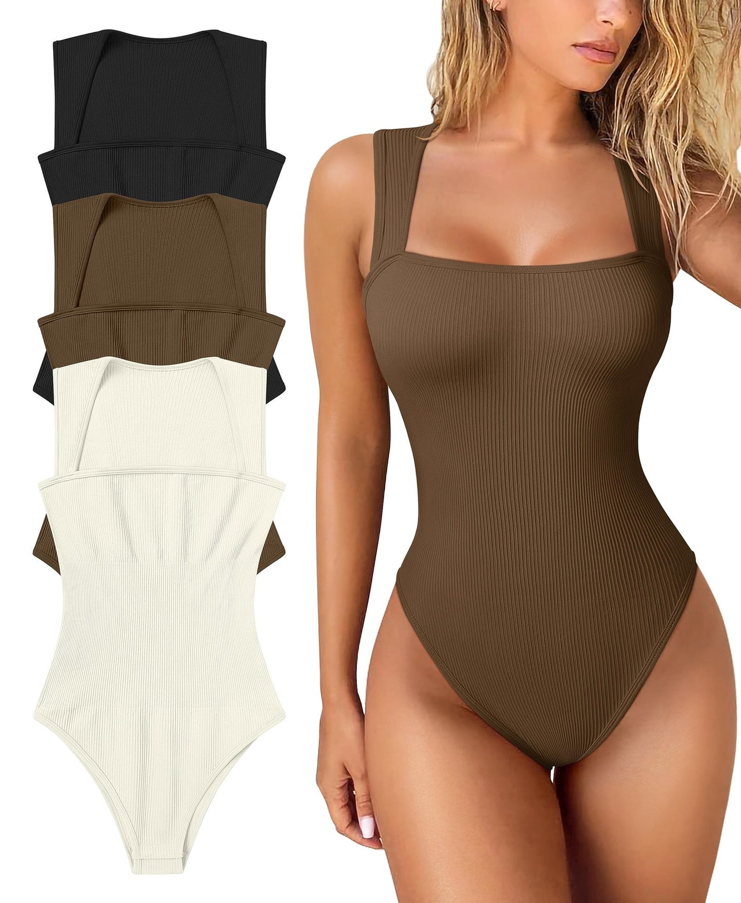 Arjane | Ärmelloser figurformender Body für Damen