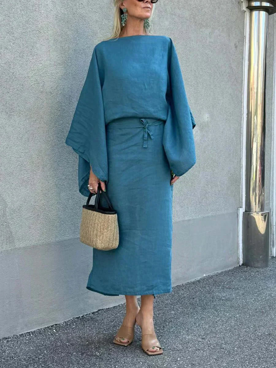 Riley | stilvolles Kimono-Kleid mit fließendem Design