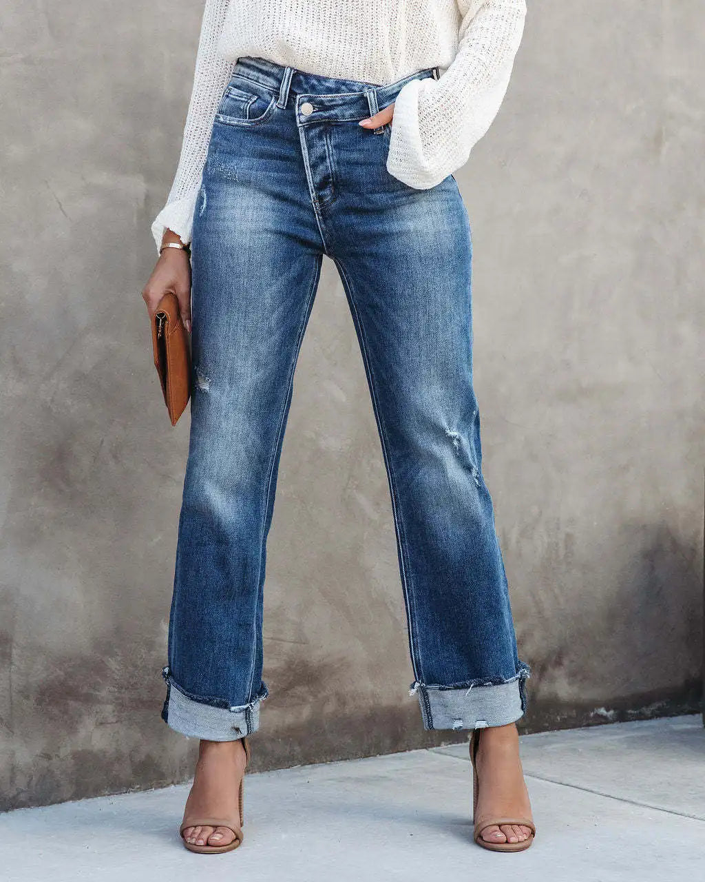 Thelma | Klassische Straight-Leg-Jeans