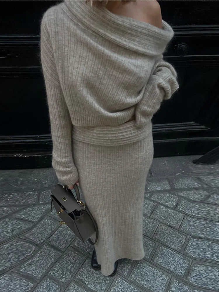 Fiona™ | Gestricktes Zweiteiler-Set