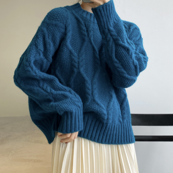 Fiona™ | Oversize Strickpullover mit Fledermausärmeln