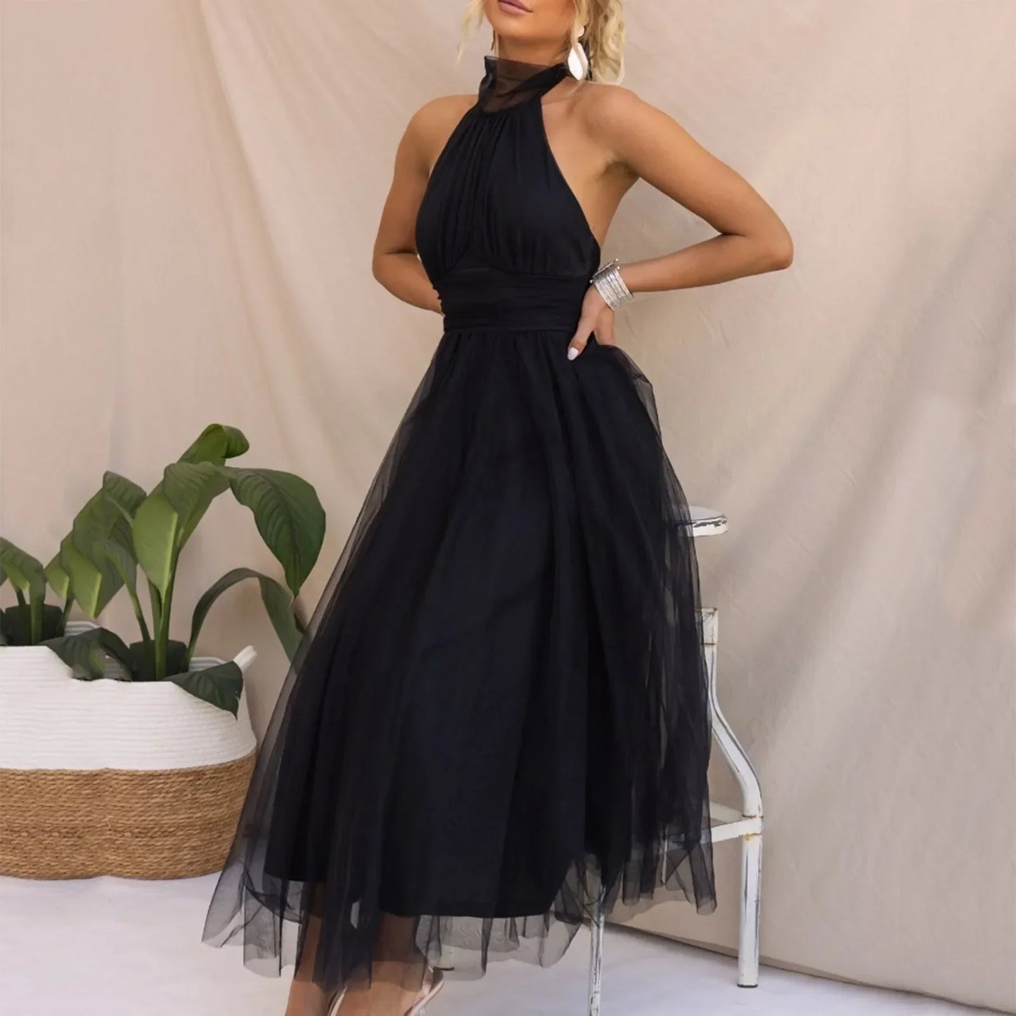 Jovie | Zeitloses, elegantes ärmelloses Kleid