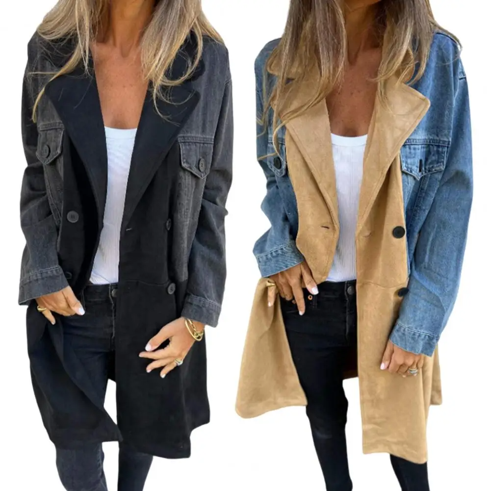 Leigh | Zweifarbige Trenchcoat-Jacke