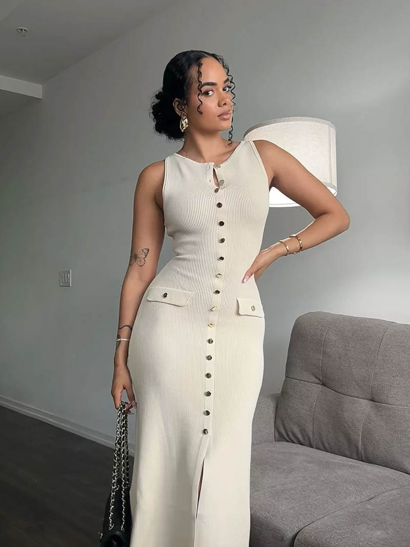 Noelle | Bequemes langes Kleid für den Alltag