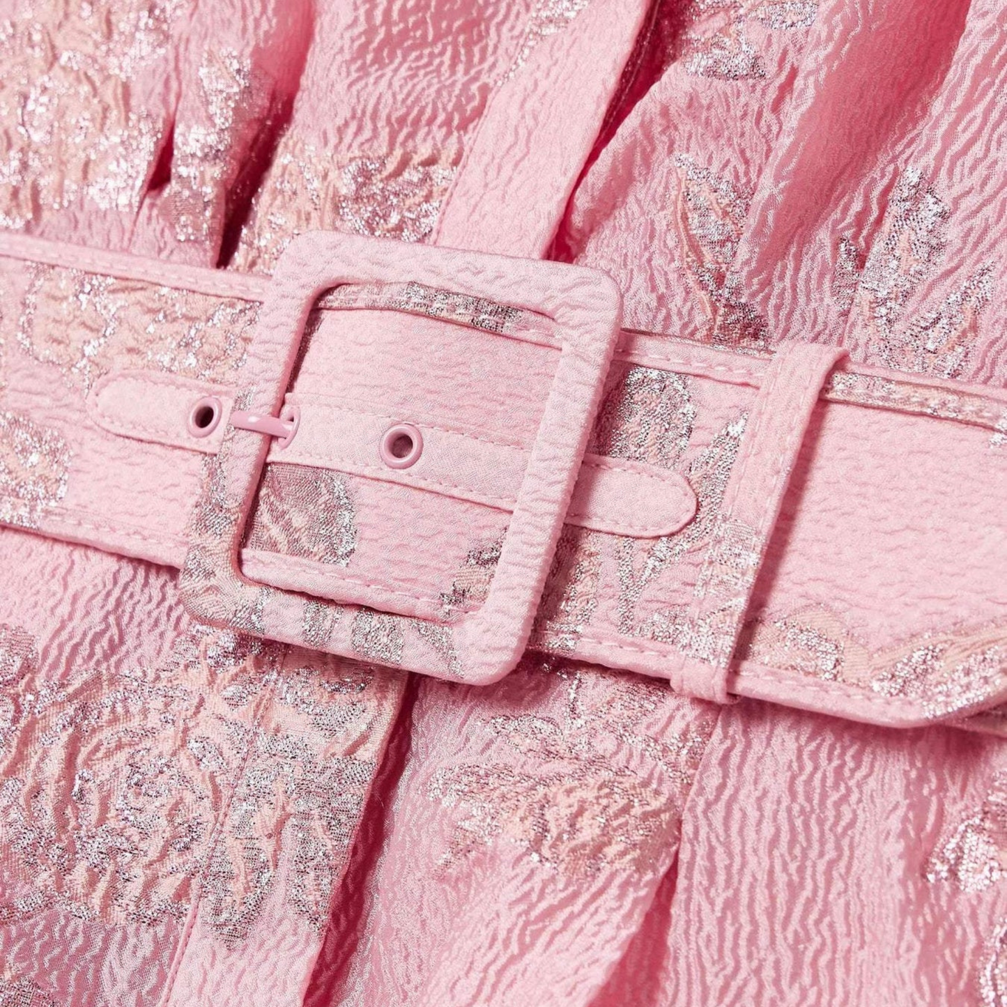 Heanna | Rosa Kleid mit Puffärmeln