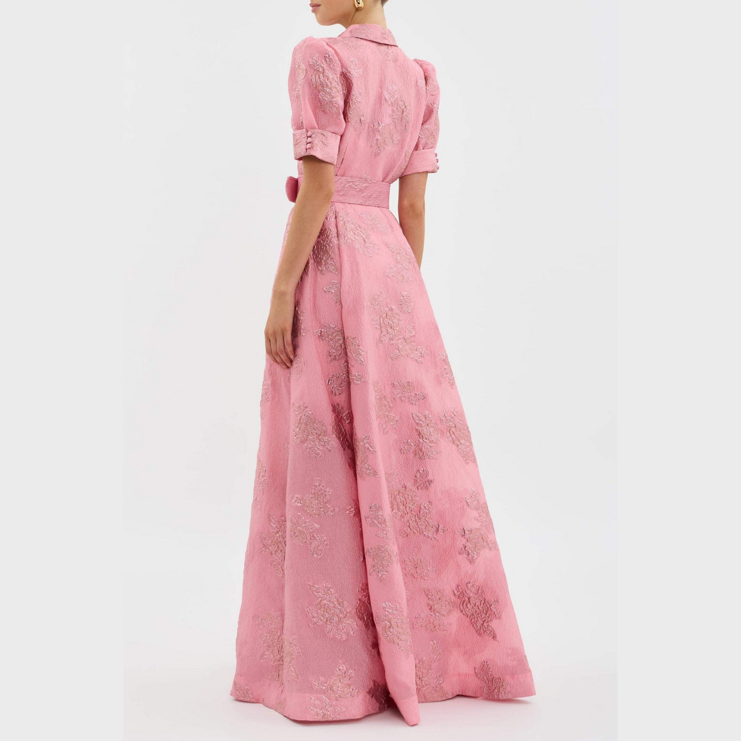 Heanna | Rosa Kleid mit Puffärmeln