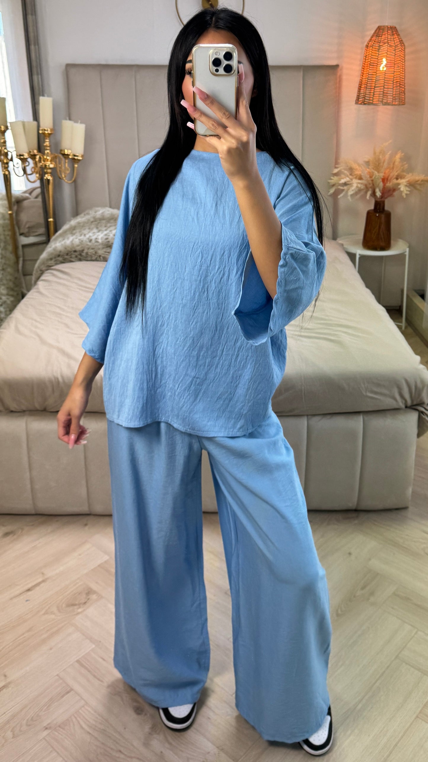 Rossi | Weite Hosen und Oberteil mit weiten Ärmeln