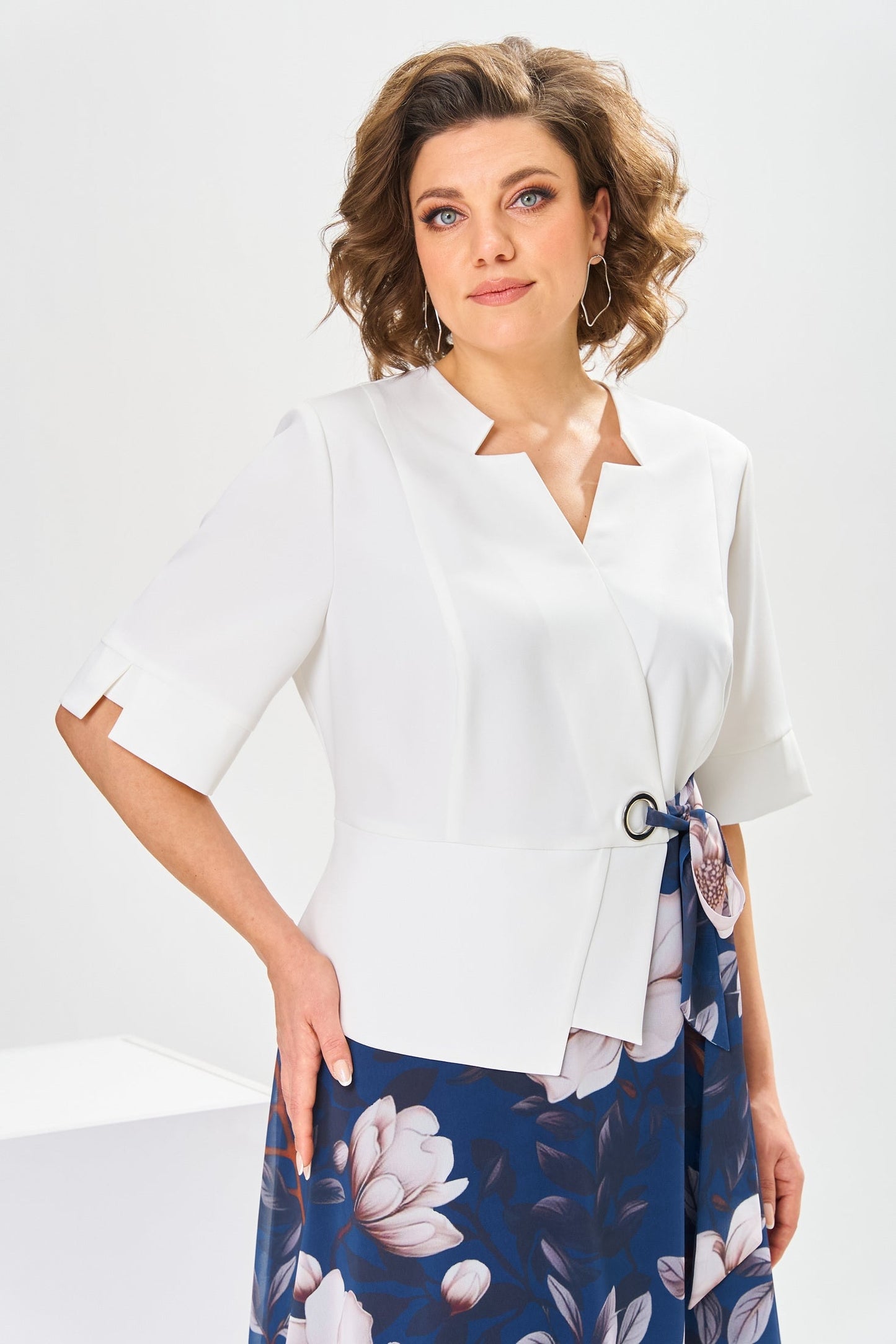 Marjorie | hochwertiges Kleid mit Baumwoll-Seiden-Mix