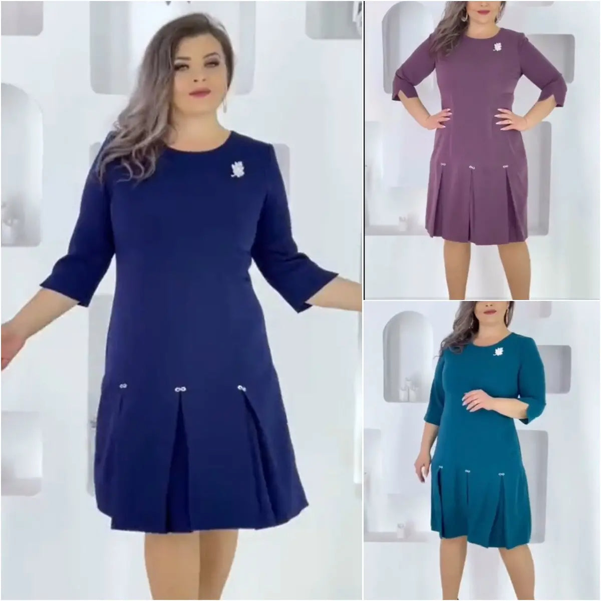 Eleanor | Edles Damenkleid mit luxuriösem Design