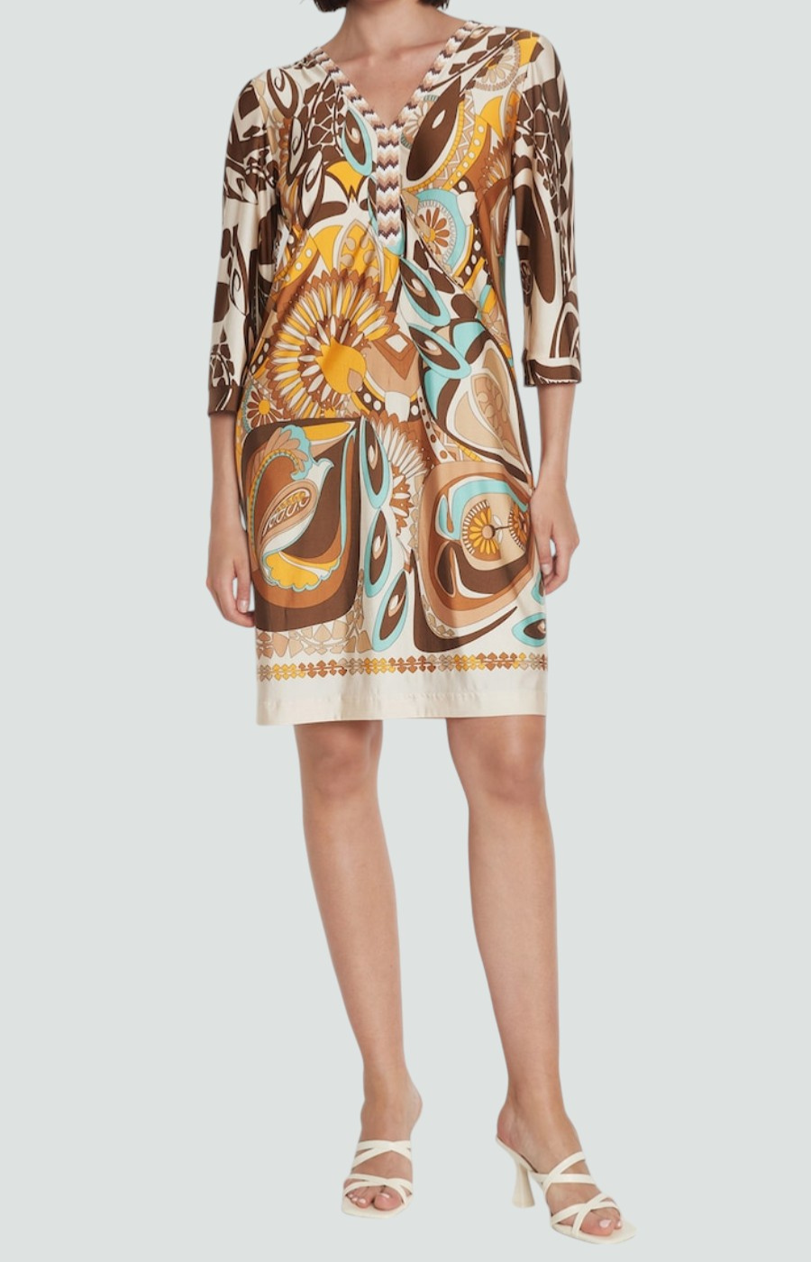 Hale | Abstraktes Print-Minikleid