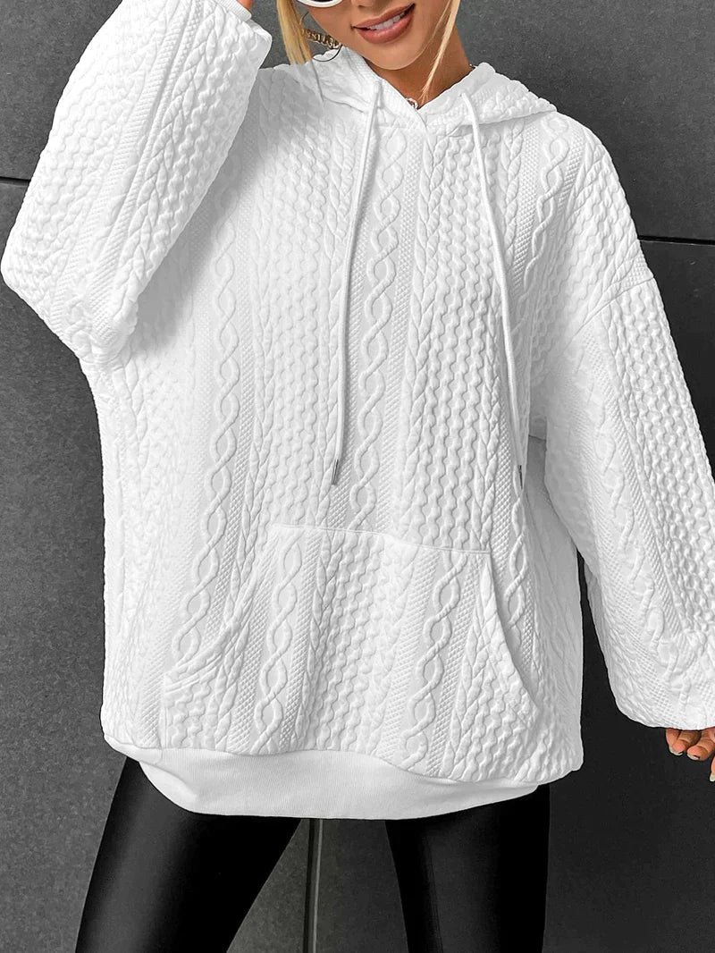 Malina™ | Gemütlicher Hoodie mit Kordelzug