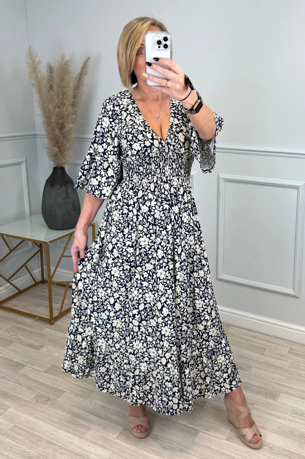 Avery™ | Leichtes Rüschenkleid im Vintage-Look