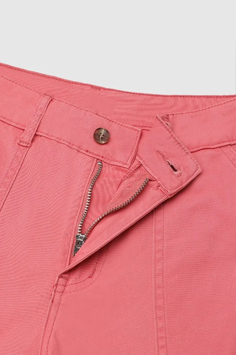 Harper | Lässige Cargohose mit halbhohem Bund und Bundfalten