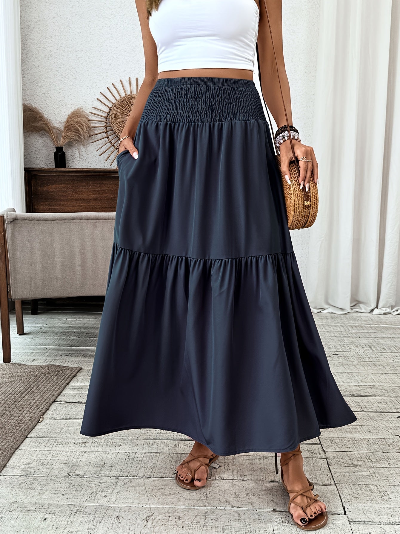 Sadie | elegantes blumiges Sommerkleid für Damen