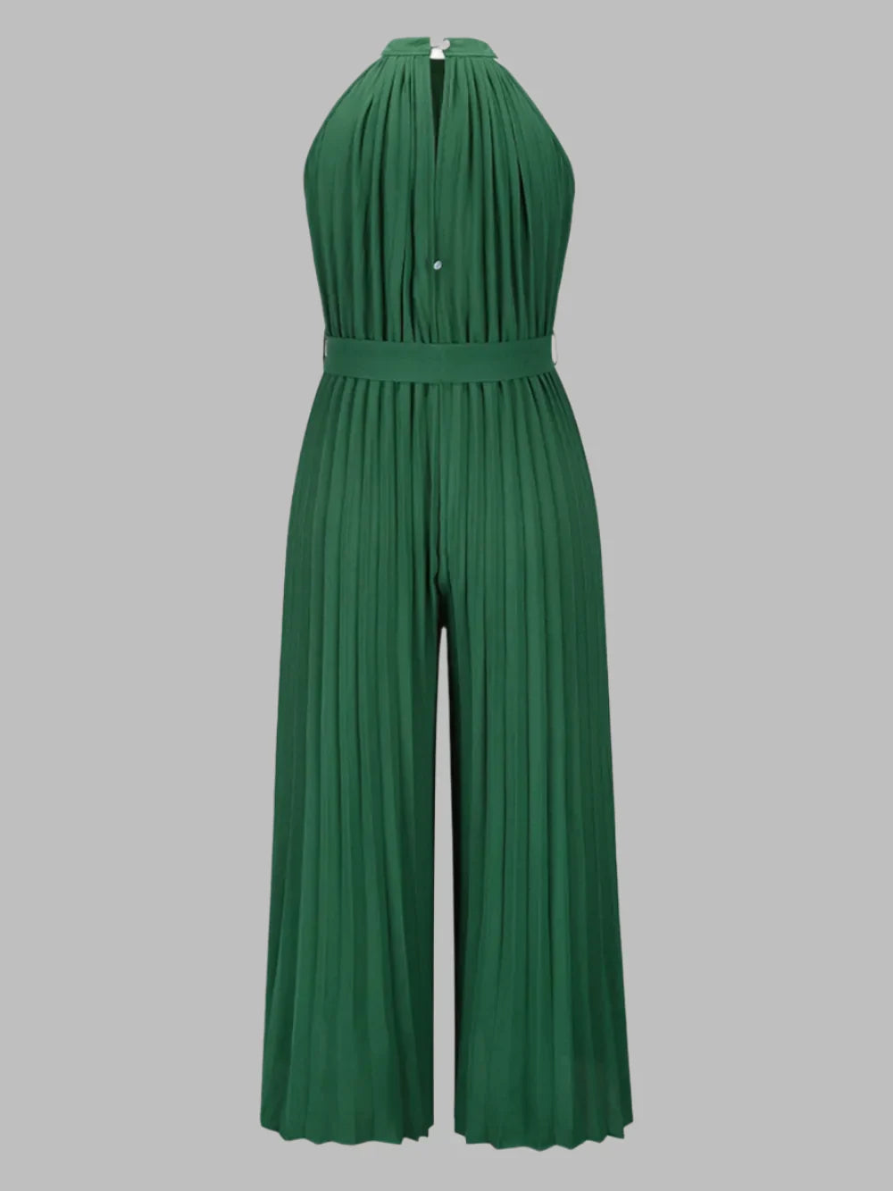 Elen | Plissierter Jumpsuit mit Neckholder-Ausschnitt