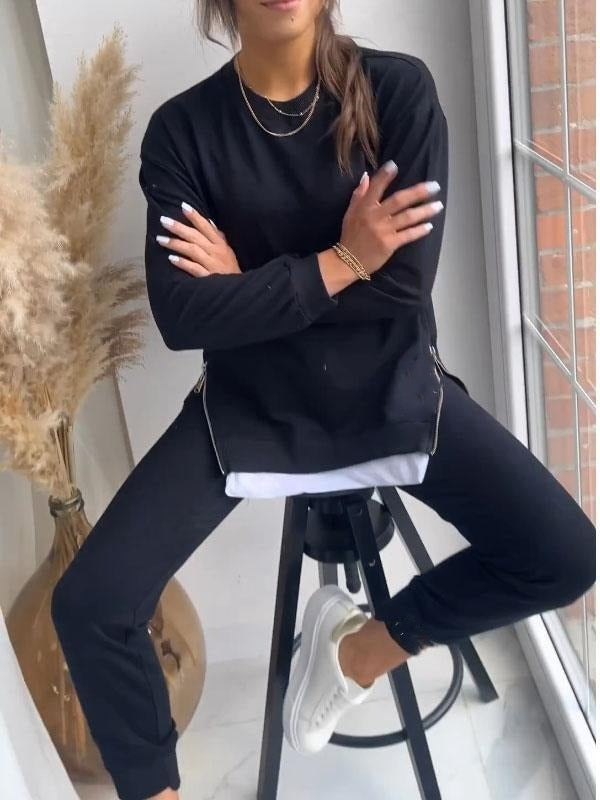 Dawna | Lässiges zweiteiliges Set aus Sweatshirt und Hose