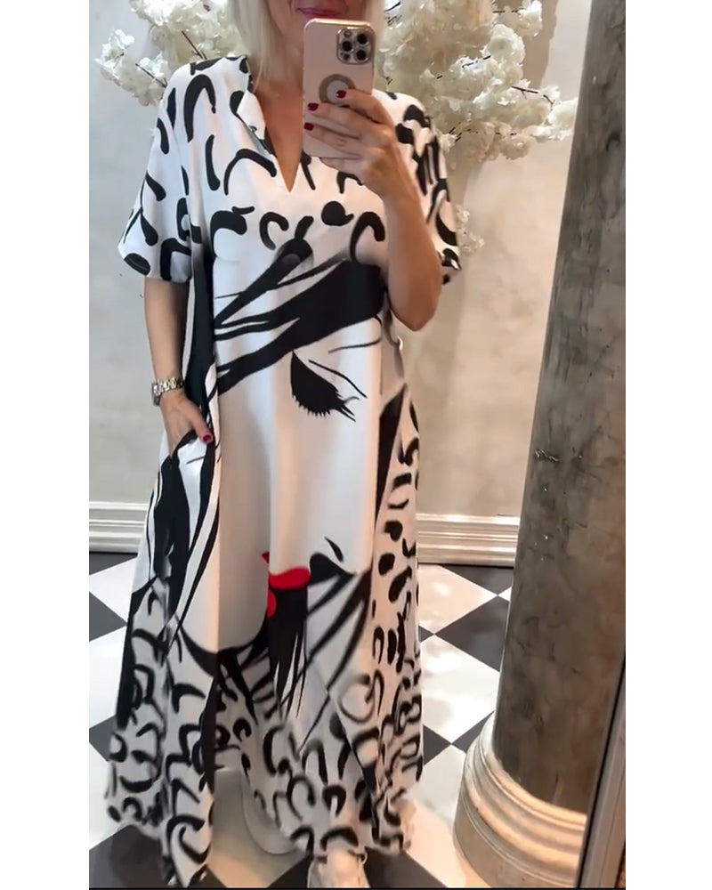 Haven | Elegantes Kleid mit halben Ärmeln