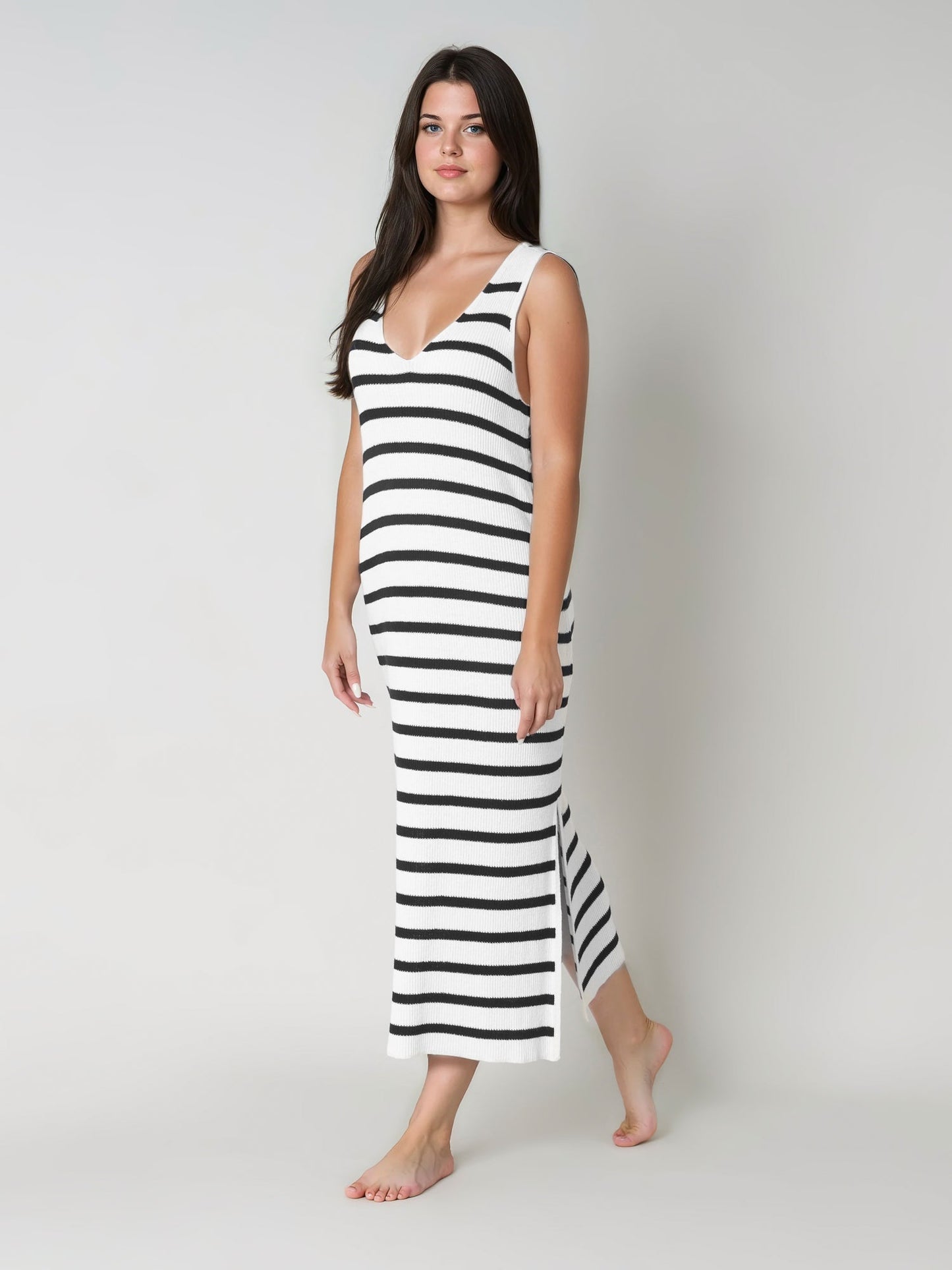 Aurora | feminines gestricktes Kleid für besondere Anlässe