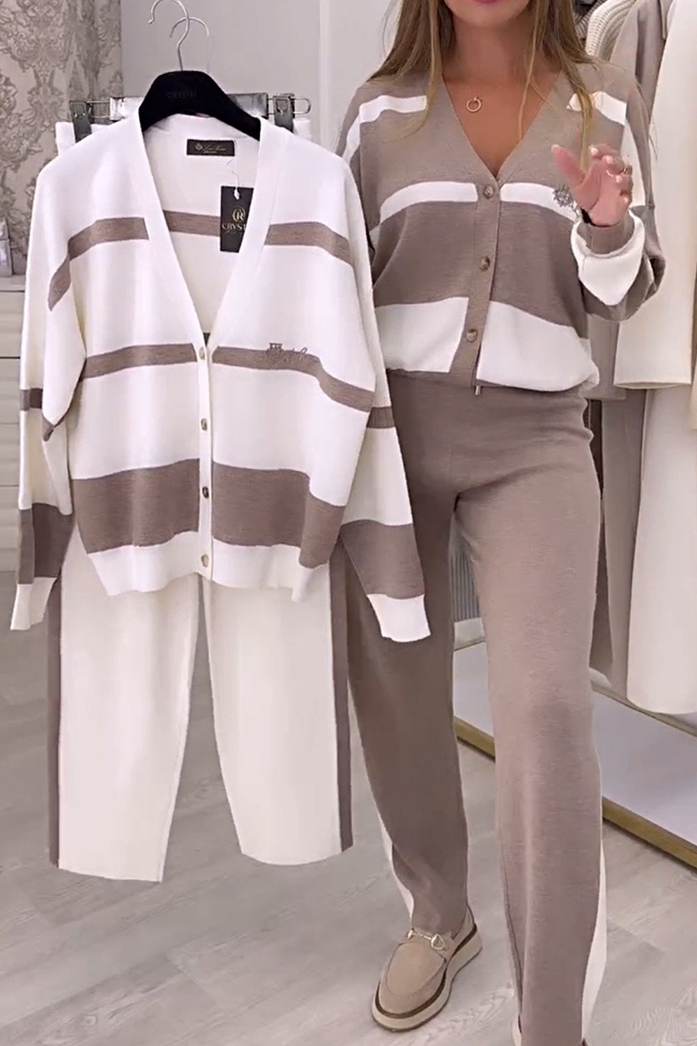 Nami™ | Zweiteiliges Pullover-Set aus Wolle